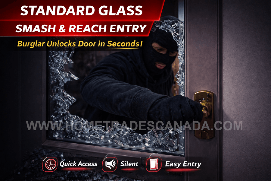 HOME INVASION AND BREAK IN WITH NO SECURITY SCREEN IN VANCOUVER